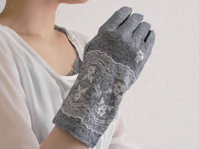 UVケア　UV手袋　UVグローブ　ショート丈　紫外線対策