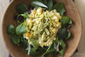 釜炒り緑茶ポテトサラダ-300x200