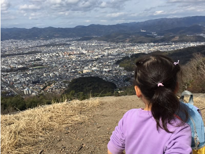 ホワイトデー　大文字山