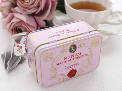 ニナス 紅茶 NINAS オリジナル マリーアントワネットティー Royal box for tea ティーバッグ缶 2.5g x 10袋