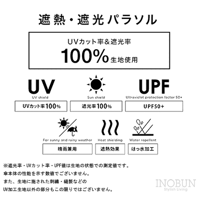 ワールドパーティー Wpc. 完全遮光 日傘 UVカット率100％ 遮光率100％ UPF50+ 晴雨兼用 遮熱効果 はっ水加工