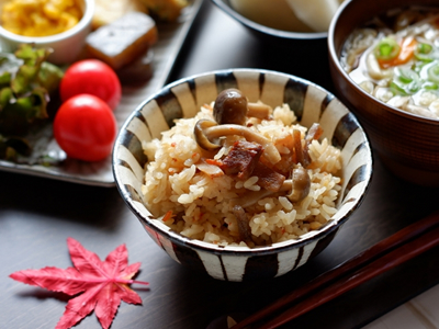 きのこの炊き込みごはん